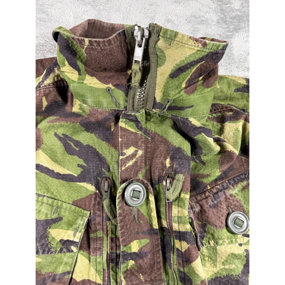 British Camouflage DPM Shirt Jacket Coat Military Army 180/112 Smock Combat 90s - Picture 5 of 11